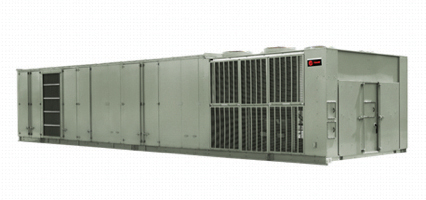 Figure 1. A direct expansion unit with an air-side economizer unit provides four operating modes including direct air, 100% recirculation, and two mixed modes. It is a well-established technology, designed to go from full stop (no power) to full cooling in 120 seconds or less, and allowing for PUE as low as 1.30-1.40.