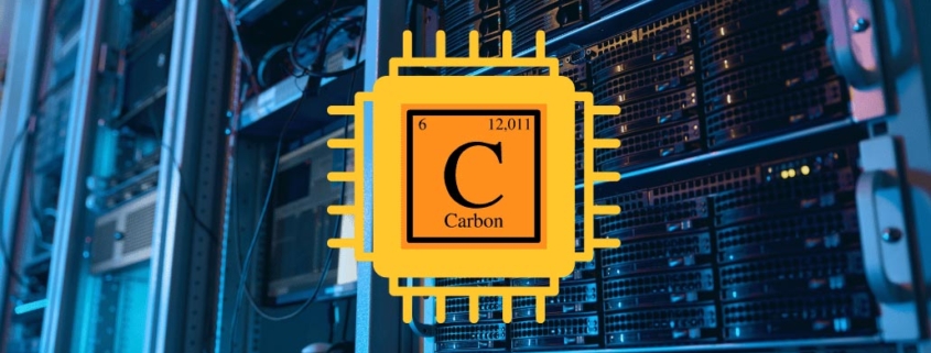 What does embedded carbon of IT really represent?